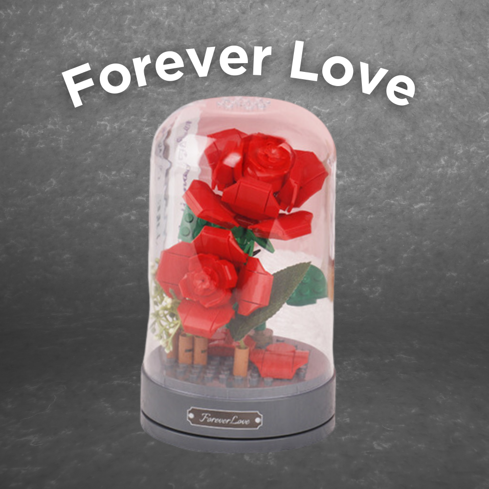 Melodic Flowers: Classic Music Box Building Blocks & Special Gifts